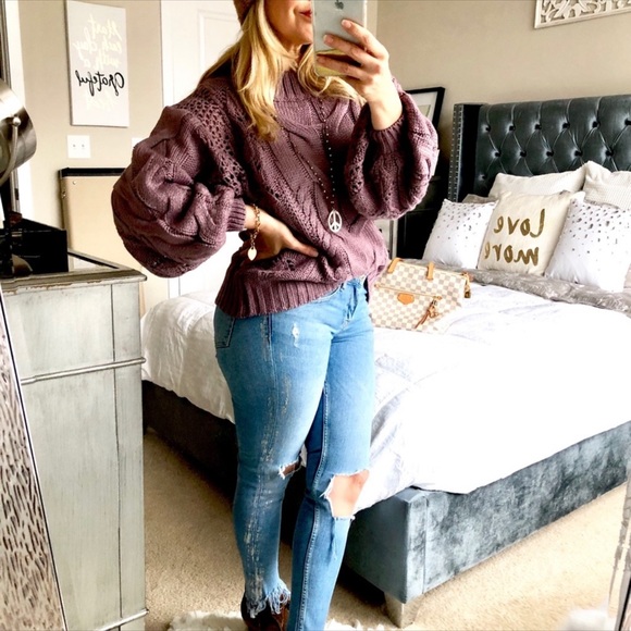 Olive Chunky Sweater - Picture 5 of 6